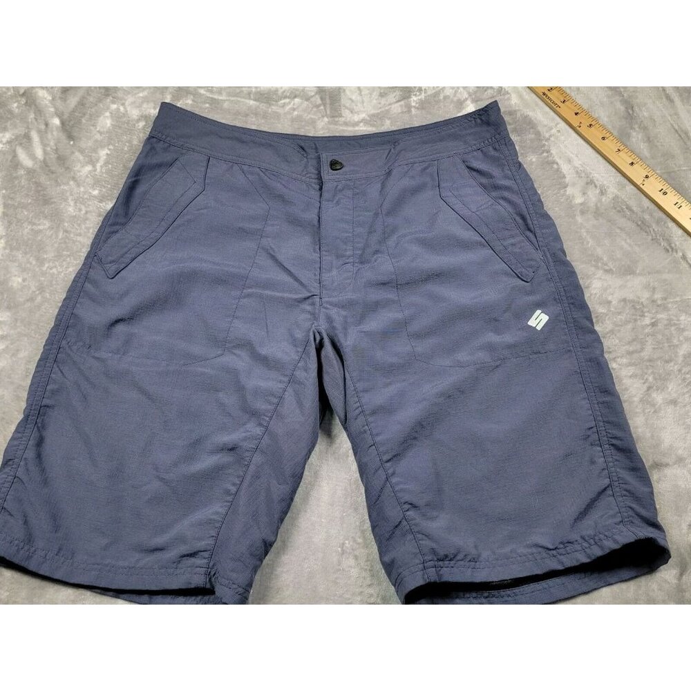 SEA-DOO MEN'S Mesh lined Blue SHORTS sz 38 11" inseam Ripstop, front zip pockets